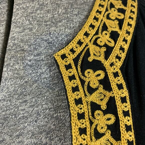 INC International Concepts Petite Black & Gold Dress - Picture 3 of 6